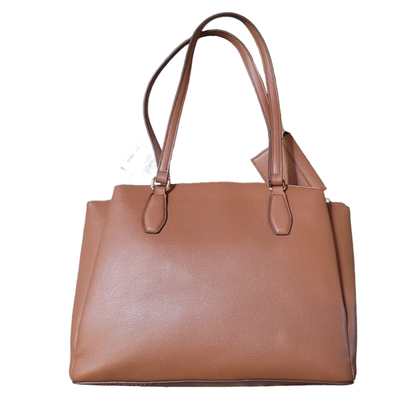 Anne Klein Marcie Triple Compartment Tote, Chestnut - Picture 2 of 11